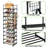 20 Pair Stackable Shoe Rack