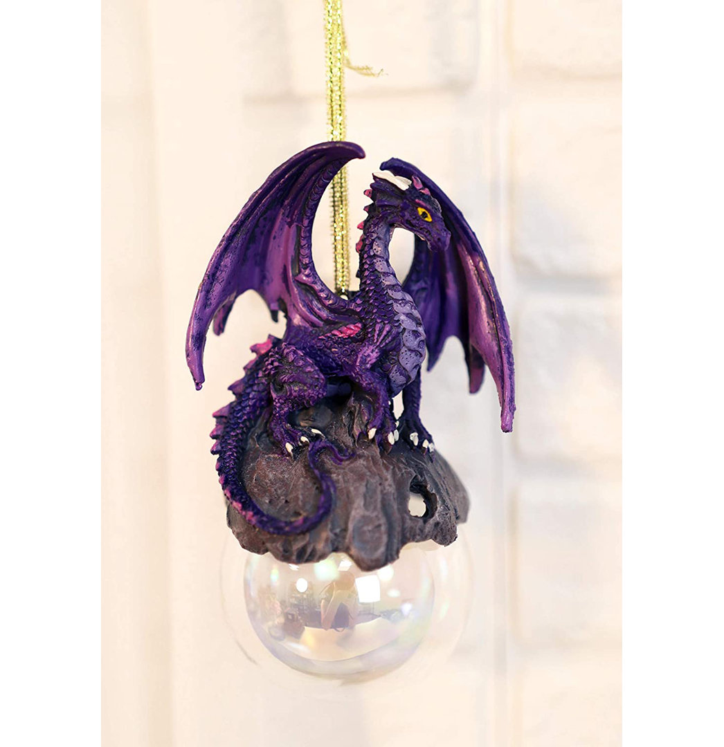 5'' Handmade Glass Hanging Figurine Ornament Trinx