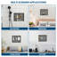 Double tablette de niche en acier inoxydable 19 po x 15 po, bronze industriel-1836579849-1836579848