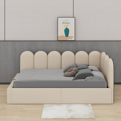 Twin Size Upholstered Daybed With Storage by Latitude Run