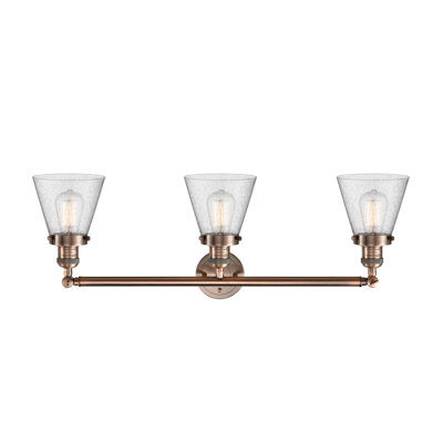 Éclairage pour meuble-lavabo 3 lumières Shauna Cone