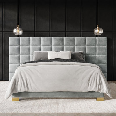 Caryll Upholstered Unfinished Standard Bed