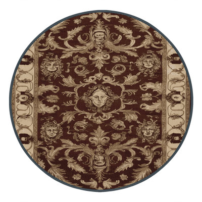 Tapis brun français lavable à la machine