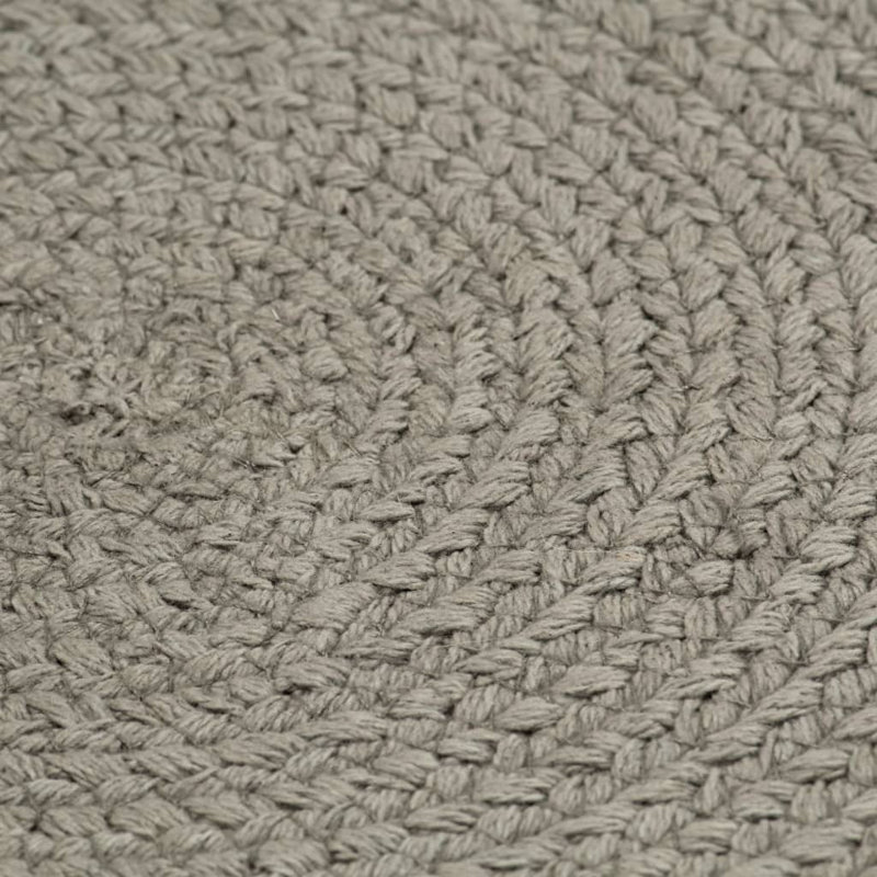 Billmyre Cotton Solid Colour Round Placemat, Grey