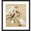 Magnolia and Rosefinches by Yu Zhi - Single Picture Frame Print-1659434672-1645881251