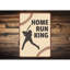 Enseigne en aluminium Home Run King-58202504