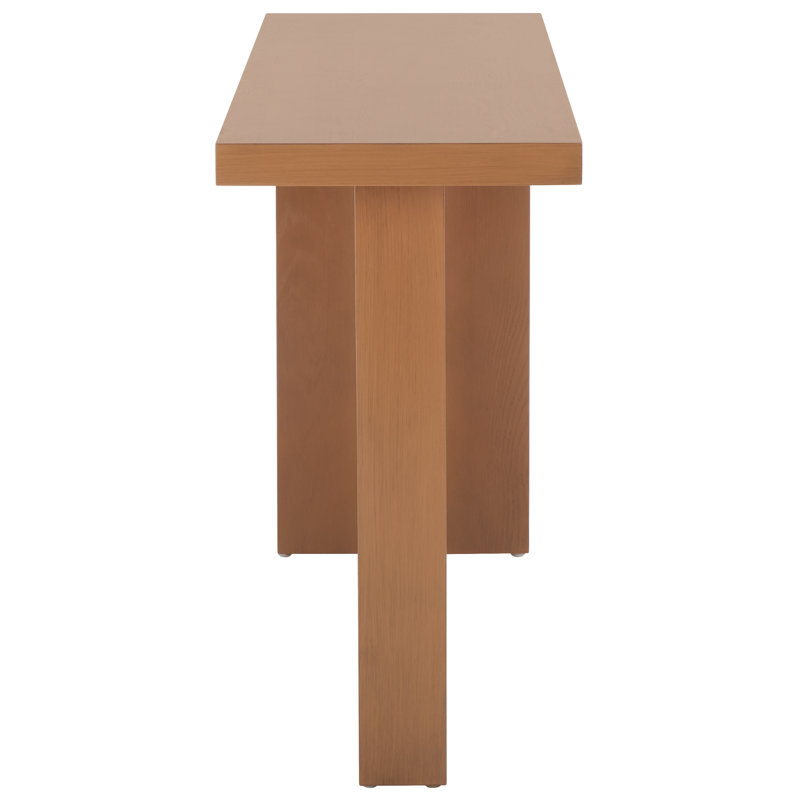 Aava 47" Solid Wood Console Table, Sand