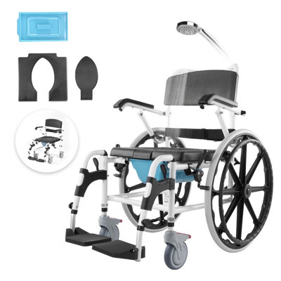 Fauteuil de douche en aluminium 17,5 po