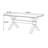 rectangular stone slab dining table-725314455