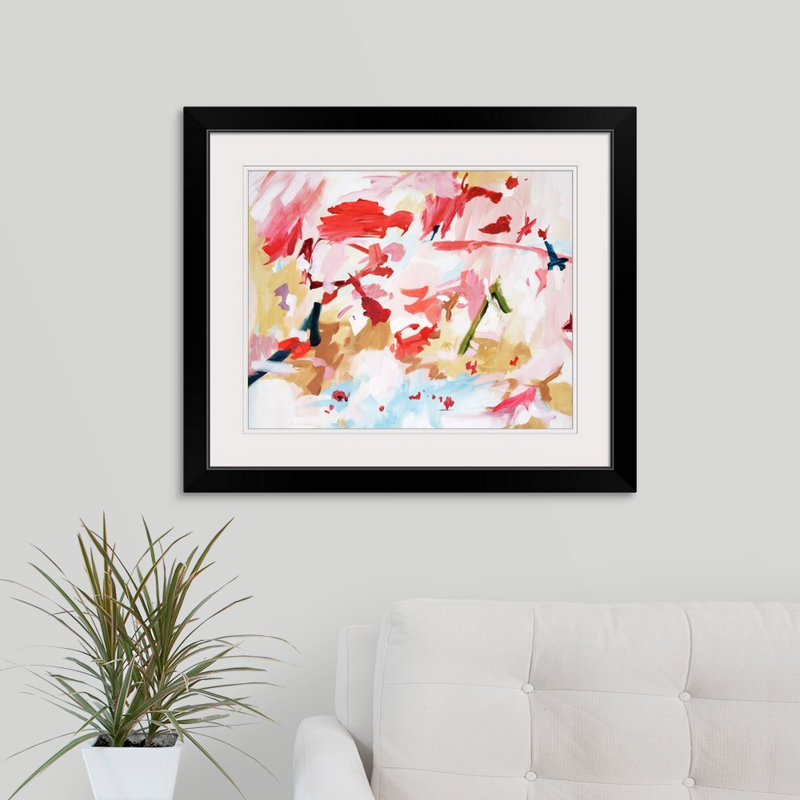 « pixies respirant »-reproduction d’art, Cadre noir, H 24 po x l 28 po x P 1 po
