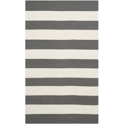 Parikh Hand Woven Cotton Striped Rug