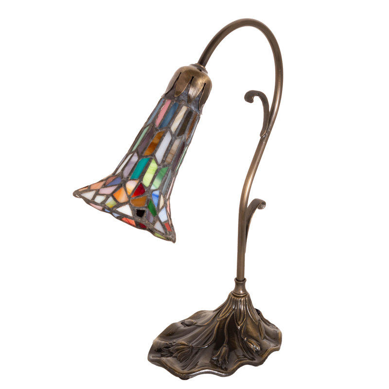 Aveley Arched Table Lamp, Red/Blue/Green