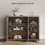 Cesiro 46.65'' W Sideboard With 3 Fluted Doors And Adjustable Shelves-1984577080