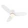 Cheretta 48" Ceiling Fan With Remote, Light Kit Included.