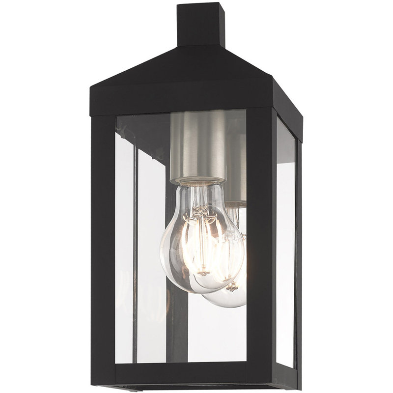 Tête de lanterne Dilaver, H 10,5 po x l 5 po x P 5 po, Noir