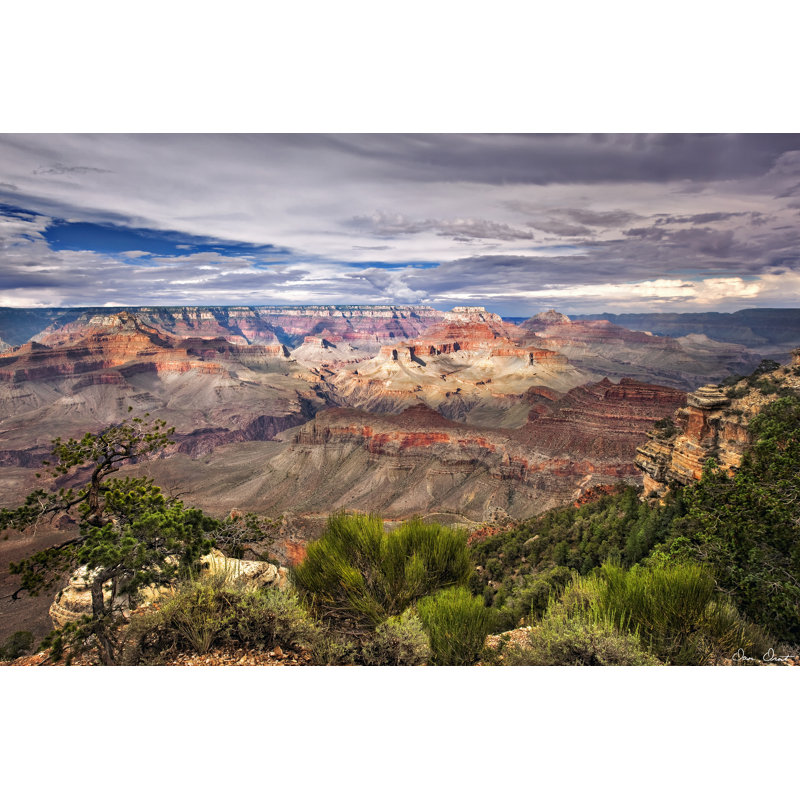 Canyon View VI by David Drost - Wrapped Canvas Art Prints, 30cm H x 46cm W x 3.8cm D