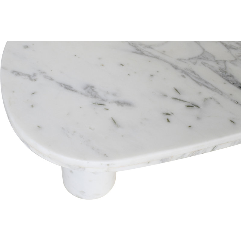 Messina Coffee Table, White Marble
