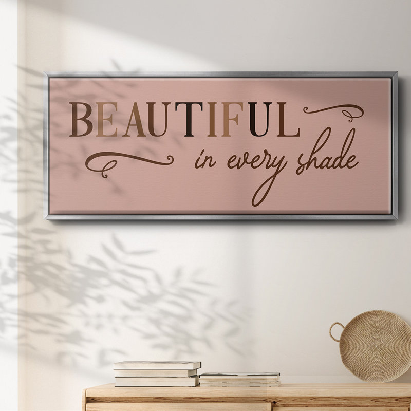 Every Shade - Toile encadrée, H 12 po x l 30 po