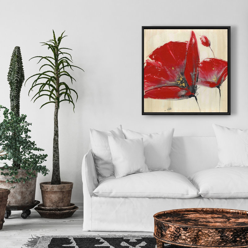 " Three Red Flowers "