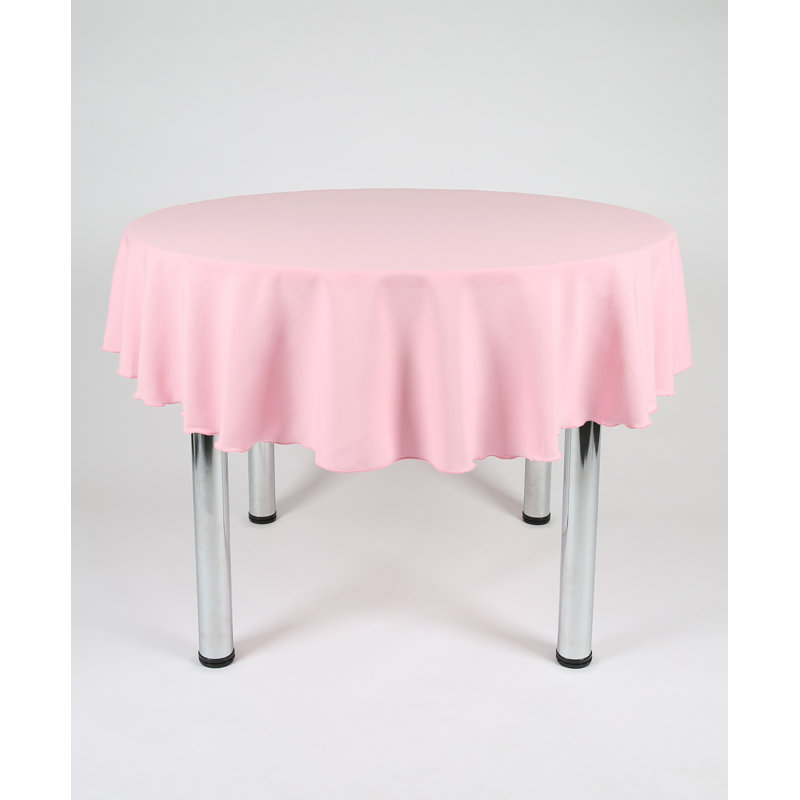Cameron-James Salisbury Tablecloth, 91cm W x 91cm L, Baby Pink