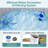 Costway 71" Inflatable Hot Tub With 130 Air Jets Electric Heater Pump Filter Cartridges