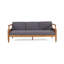 Canapé d'extérieur, design moderne Mid-Century 3 places