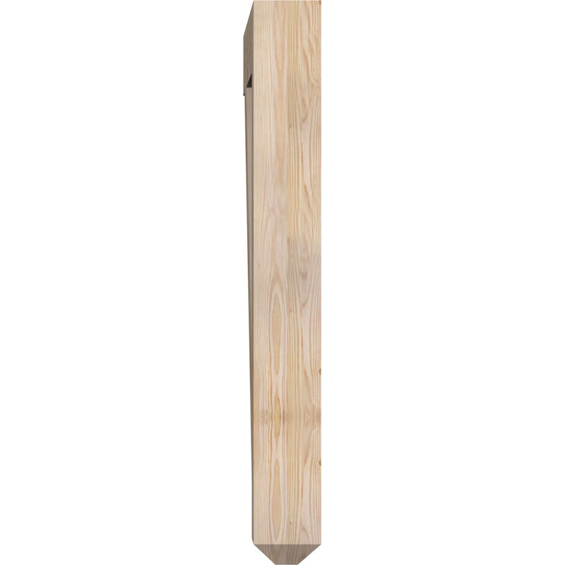 H 5,5 l, Sapin de Douglas lisse, 6" W x 38" D x 46" H