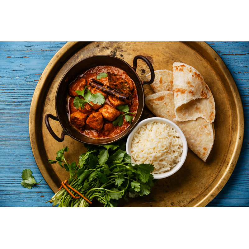 Chicken Tikka Masala by Lisovskaya - Wrapped Canvas Print, 61cm H x 91cm W x 3.8cm D