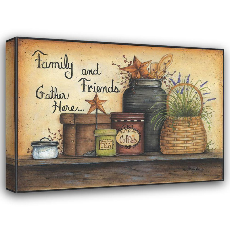 Ophelia & Co. June, Mary Ann, reproduction d'art sur toile tendue: Family and Friends