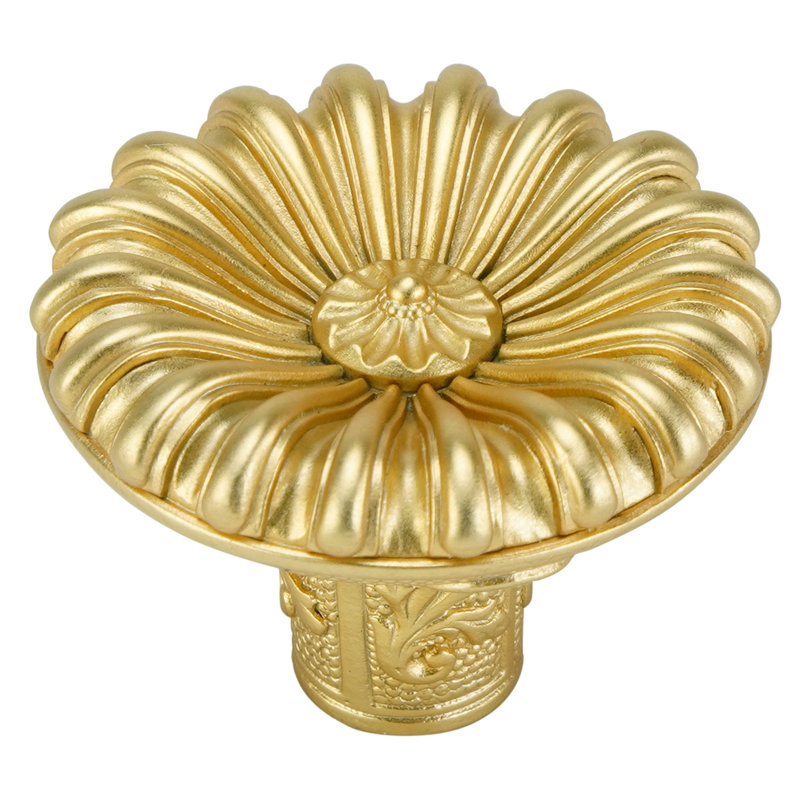 NANTUCKET KNOB IN ARTISAN PEWTER FINISH, Gold, 1 3/8"