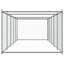 Grande cage pour chien en acier galvanisé gris Vidaxl