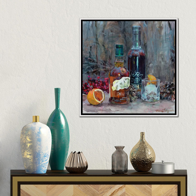 Print, 45.72 cm H x 45.72cm W x 4.445cm D, White