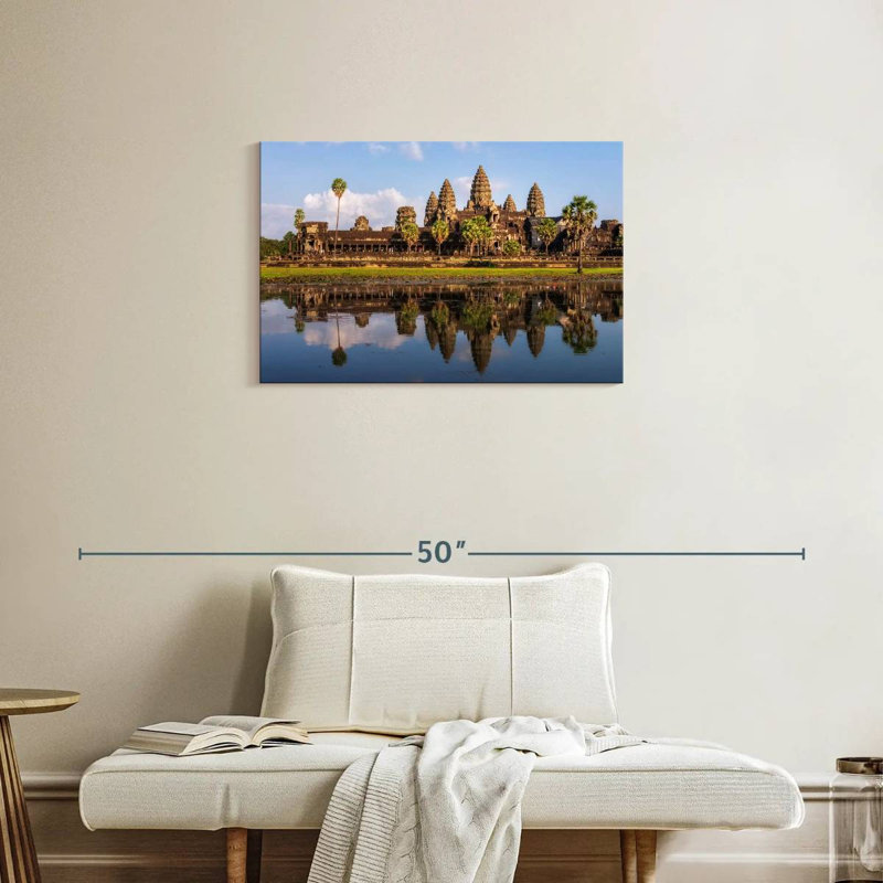 Adella Angkor Wat réflexion, H 20 po x l 30 po