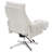 Reclining Facial Beauty Chair with 360°Swivel and Adjustable Footrest, Fabric