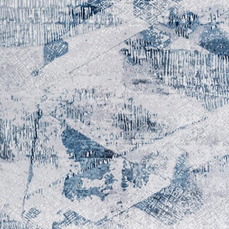 Washable Abstract Indoor Rug