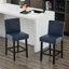 Tabouret de comptoir rembourré de 26 po avec structure en bois massif-104093393-122430101-103430632