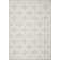 Rodgers Hand Woven Flat Weave Banana Silk/Wool/Cotton Geometric Rug in Ivory/Gray