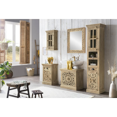 Hoye Solid Wood Bathroom Cabinet