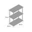 Silas 74.9cm H x 59.9cm W Plastic Etagere Bookcase