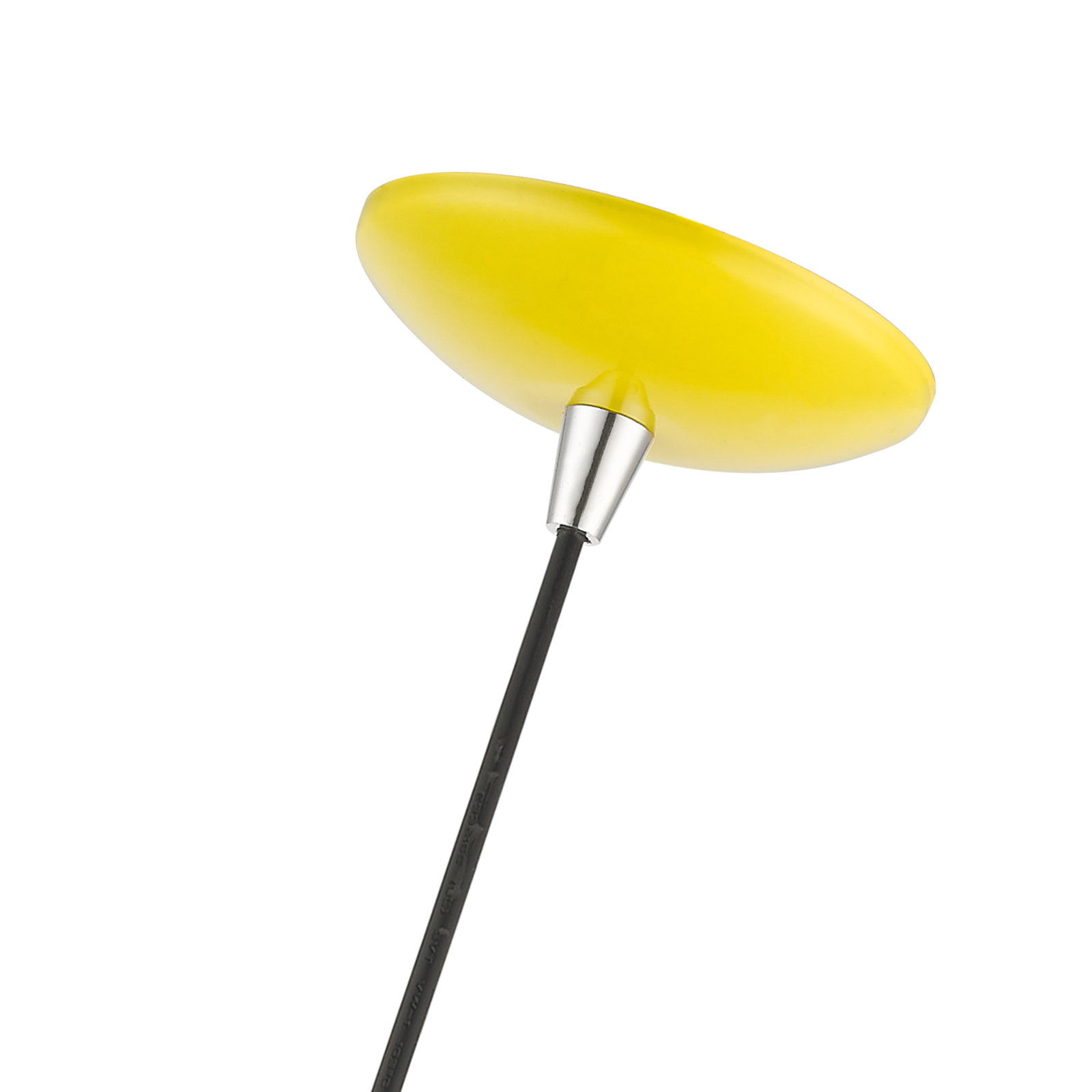 Schultz Dimmable Globe Single Light Pendant, Shiny Yellow