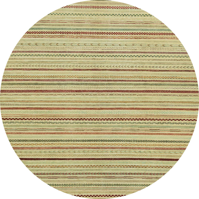Abstract Indoor Rug, Round 3'
