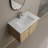 Wall-Mounted Bathroom Vanity whit Ceramic Sink