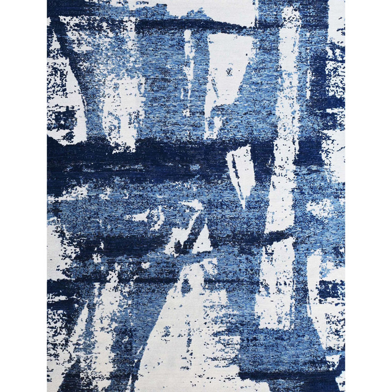 Wool Area Rug, Rectangle 6' x 9'