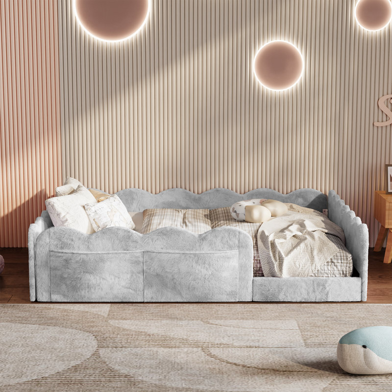 Lit tapissier pour enfant Cocoon, Gray