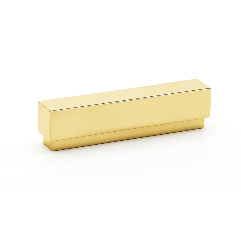 Simplicity Bar / Handle Pull, Unlacquered Brass, 3"