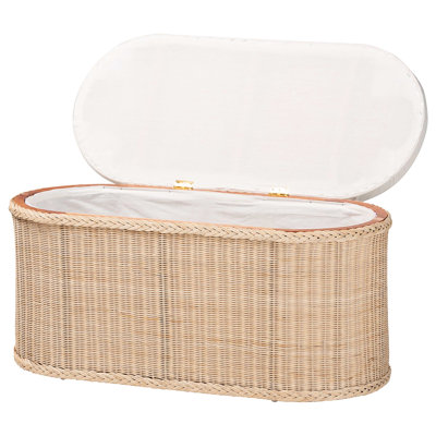 Rangement naturel avec structure de support en bois, couvercle relevable dévoilant un compartiment spacieux, rembourré de mousse et tissu recouvert, magnificence rustique entièrement assemblée avec bois, pour accéder à de grands espaces