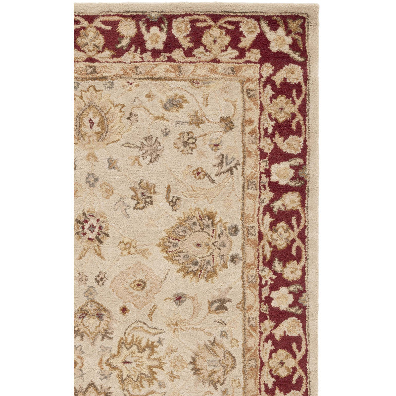 Tapis oriental en laine touffeté à la main Tingley, Carré 8 pi