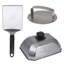 Ensemble de 3 hamburgers en acier inoxydable Blackstone