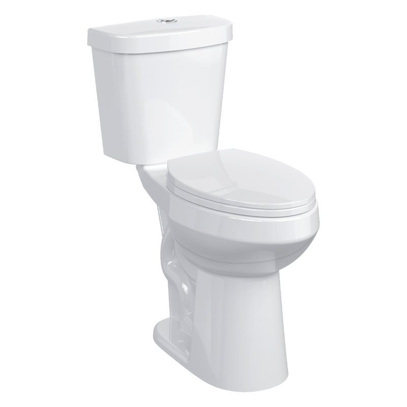 Toilettes deux pièces avec siège à fermeture en douceur pour salle de bain