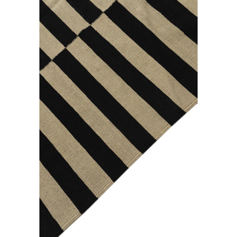 Tapis noir et blanc Jessen